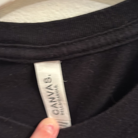 Large Black “CONAN AUDIENCE” TV T-shirt, TBS/WB, Black, gently worn - Picture 4 of 5